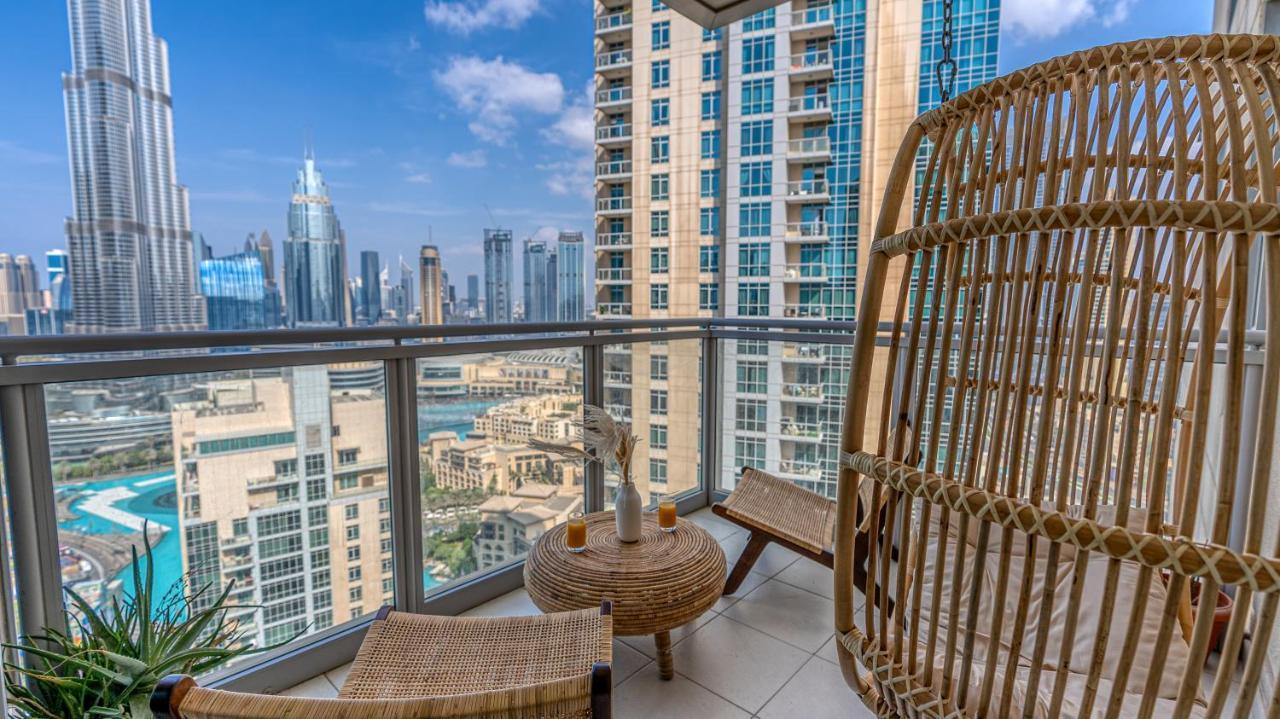 Bellavista - 2Br At The Residences Downtown Boulevard Full Burj Khalifa And Fountain View Dubaj Kültér fotó